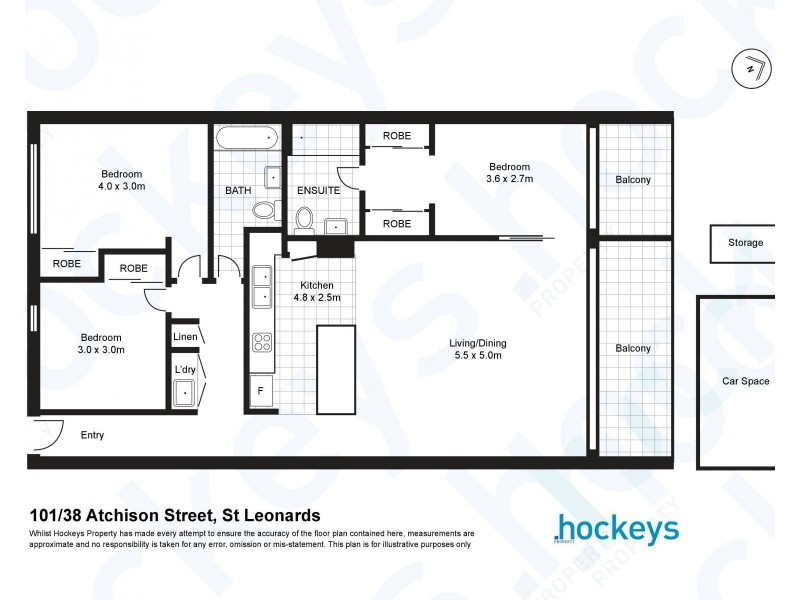 101/38 Atchison Street, St Leonards NSW 2065 Floorplan