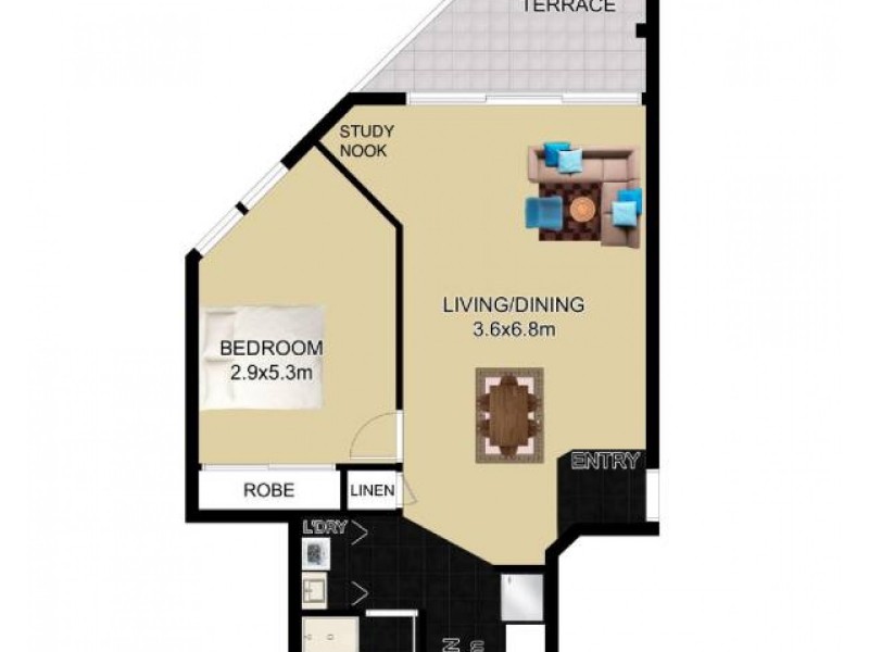 24/13 Herbert Street, St Leonards NSW 2065 Floorplan