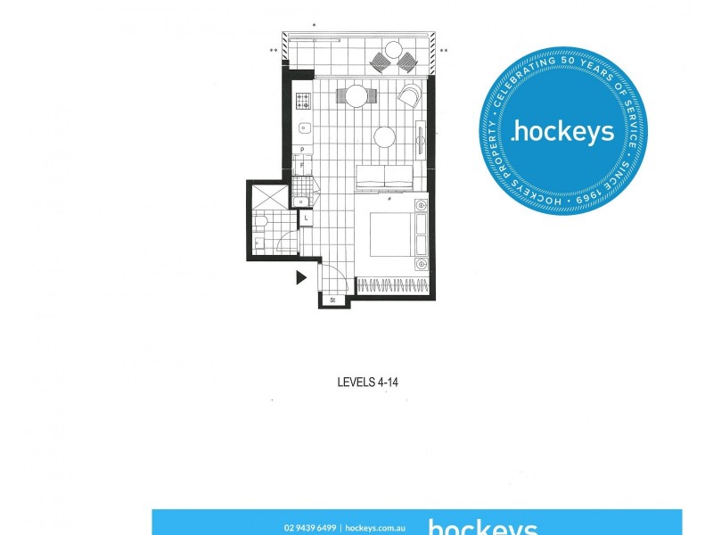 601/486 Pacific Highway, St Leonards NSW 2065 Floorplan