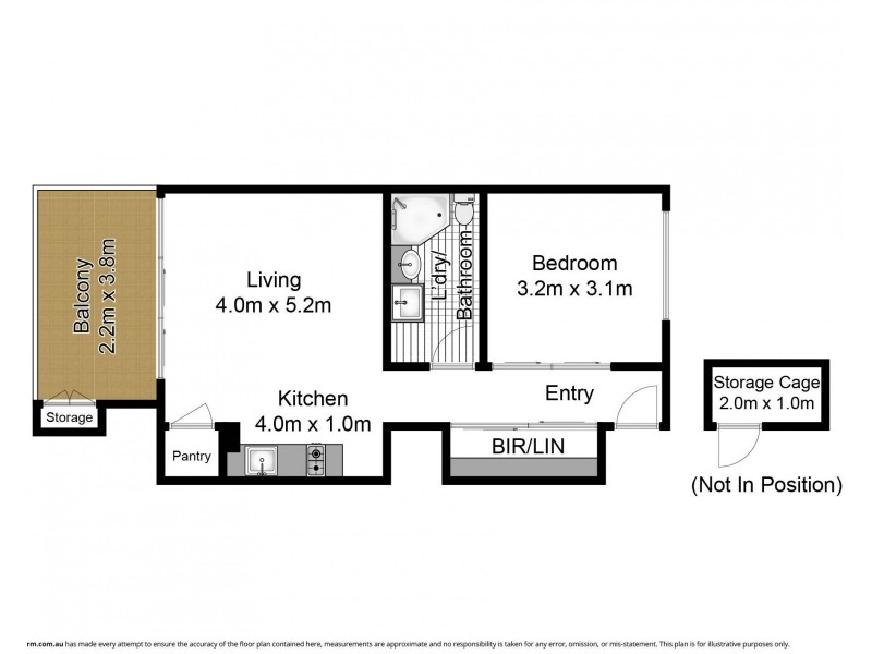 603/51 Chandos Street, St Leonards NSW 2065 Floorplan