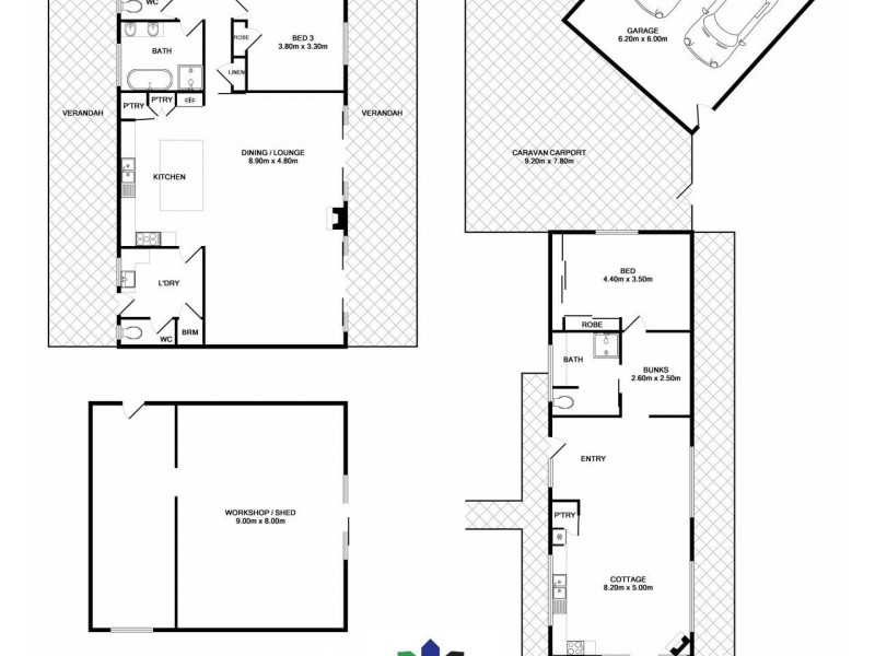 130 John R Hodgson Drive, Yackandandah VIC 3749 Floorplan
