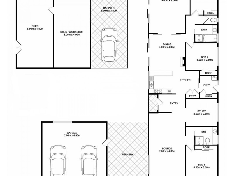 258 Racecourse Road, Chiltern VIC 3683 Floorplan