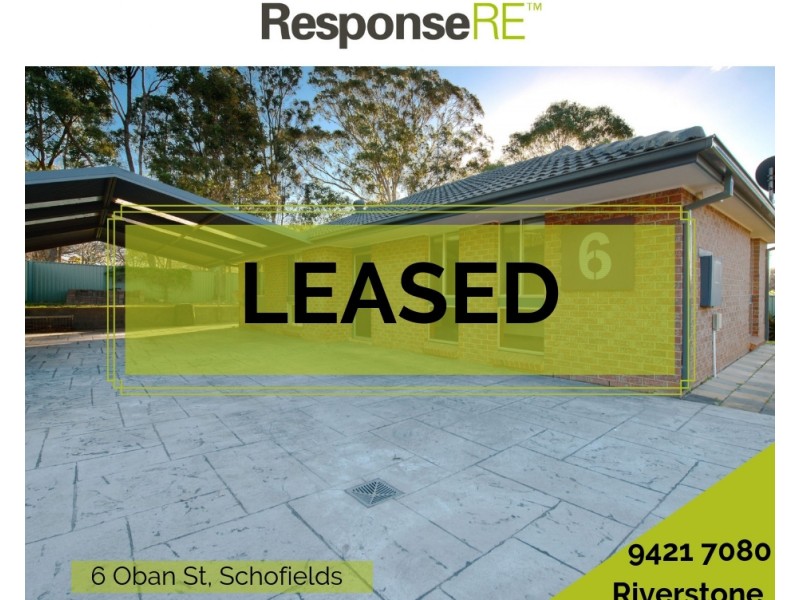 6  Oban Street, Schofields NSW 2762