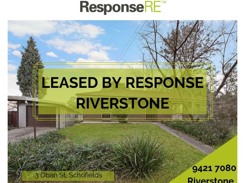 3 Oban Street, Schofields NSW 2762