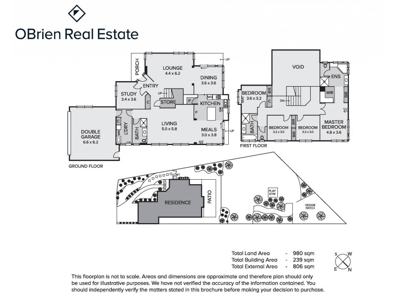 6 Carole Court, Aspendale Gardens VIC 3195 Floorplan