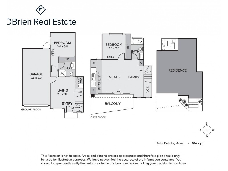 2/4 Tennyson Street, Highett VIC 3190 Floorplan