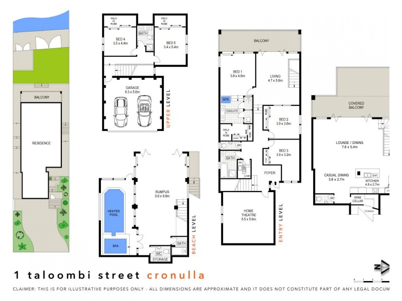 51 Taloombi Street, Cronulla NSW 2230 Floorplan