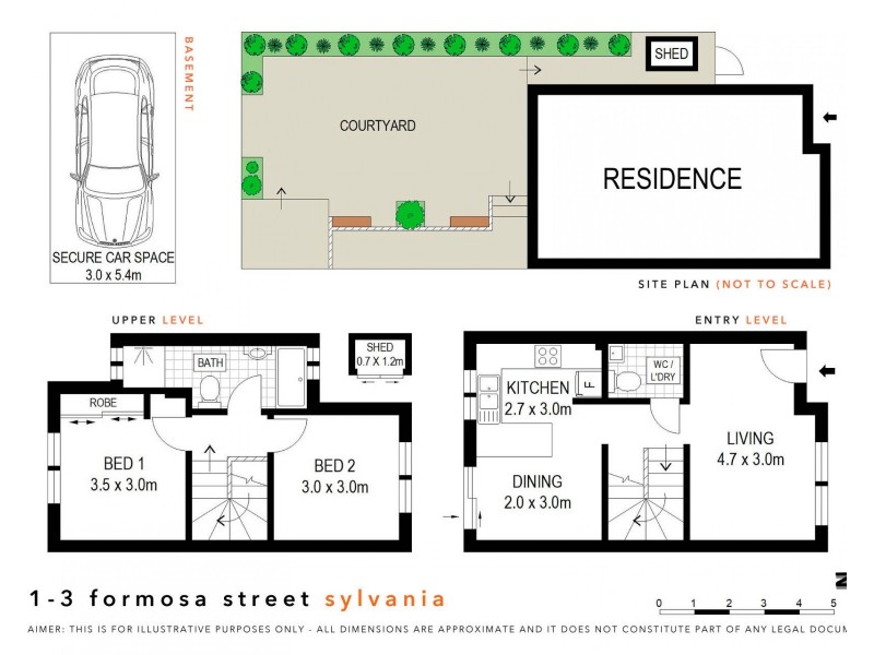3/1-3 Formosa Street, Sylvania NSW 2224 Floorplan