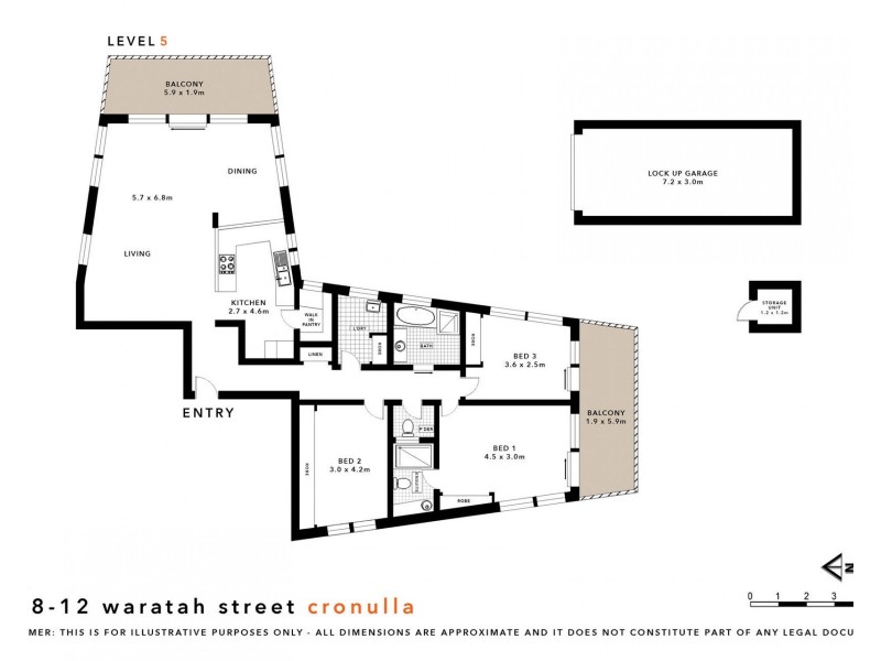 10/8-12 Waratah Street, Cronulla NSW 2230 Floorplan