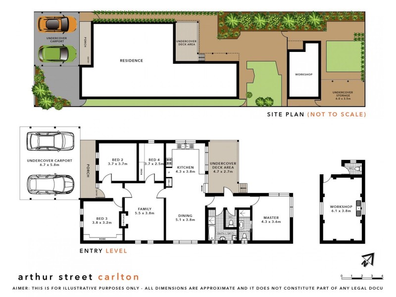 52 Arthur Street, Carlton NSW 2218 Floorplan