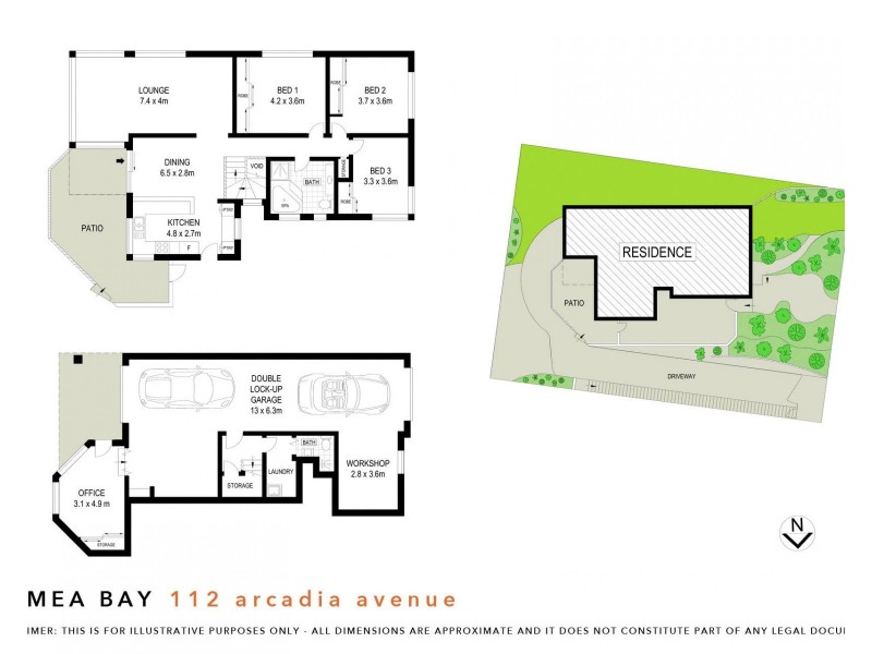 112 Arcadia Avenue, Gymea Bay NSW 2227 Floorplan