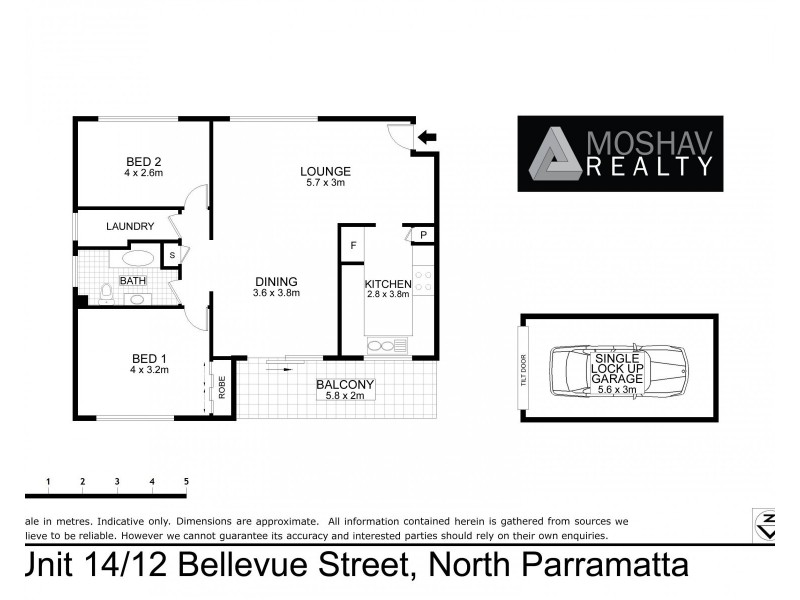 14/12 Bellevue Street, North Parramatta NSW 2151 Floorplan