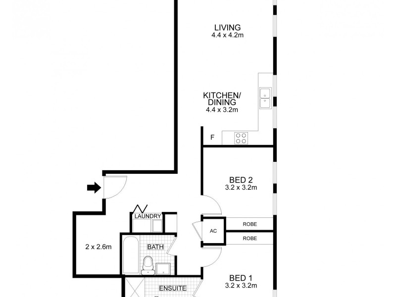 309/2 Galara Street, Rosebery NSW 2018 Floorplan
