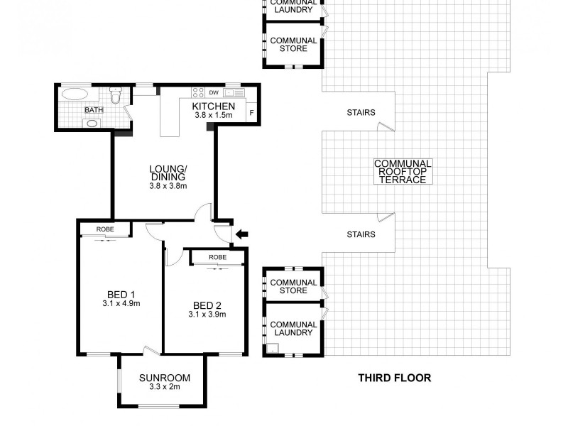 6/3 Nathan Street, Coogee NSW 2034 Floorplan