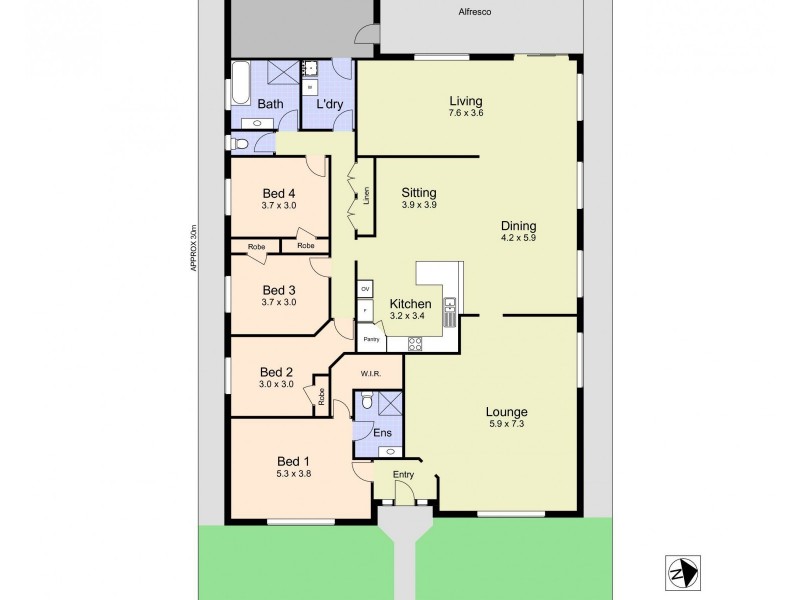 244 Beaumont Street, Hamilton South NSW 2303 Floorplan