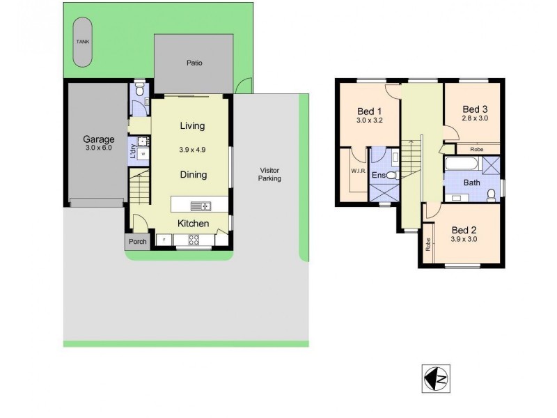 2/213A Sandgate Road, Birmingham Gardens NSW 2287 Floorplan