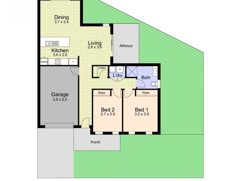 3/129 Awabakal Drive, Fletcher NSW 2287 Floorplan