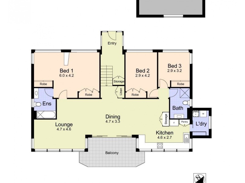 2/2 Hillcrest Road, Merewether NSW 2291 Floorplan