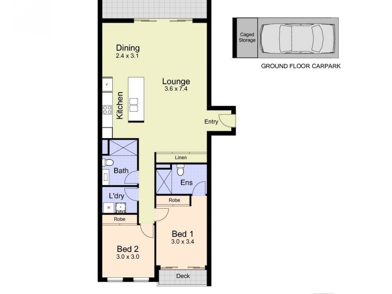 304/11 Fern Street, Islington NSW 2296 Floorplan