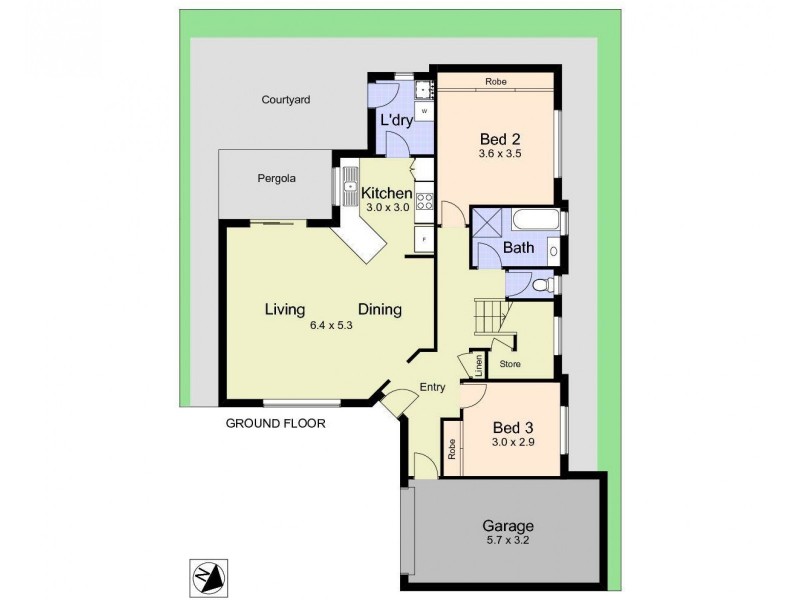 2/63 Berner Street, Merewether NSW 2291 Floorplan