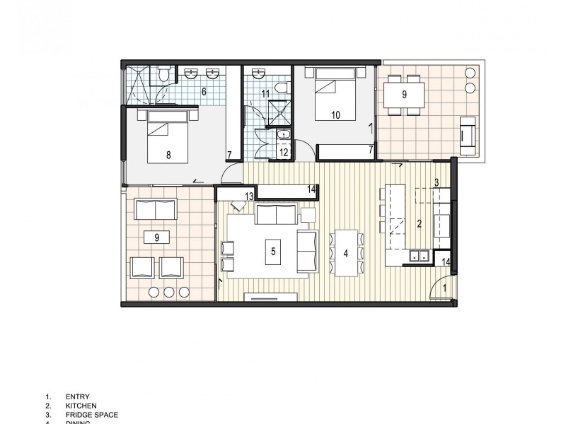 101/58D Bolton Street, Newcastle NSW 2300 Floorplan