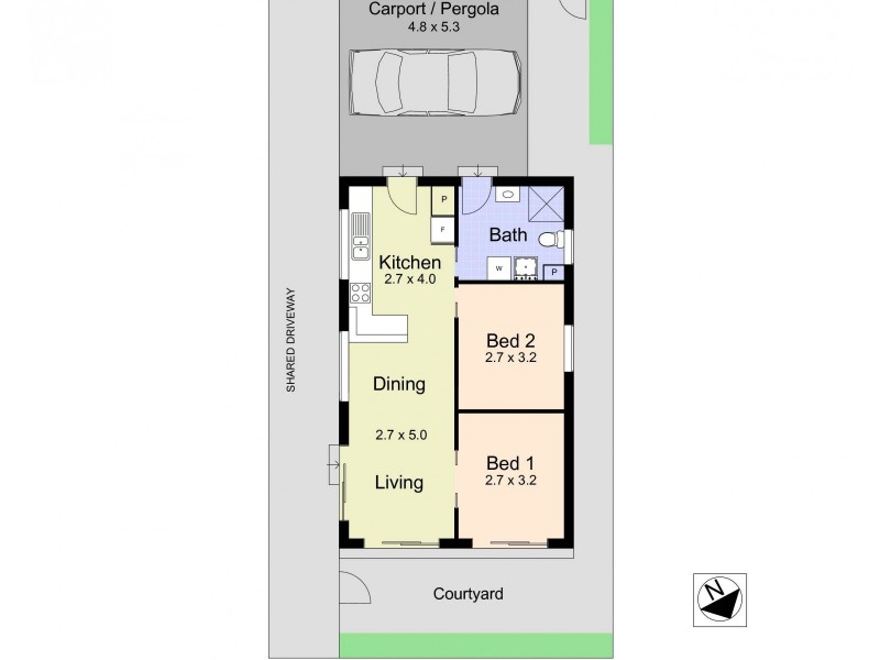 45 Tooke Street, Cooks Hill NSW 2300 Floorplan