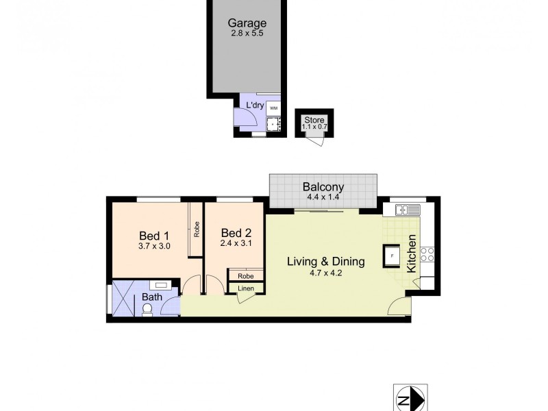 6/54 Railway Street, Merewether NSW 2291 Floorplan