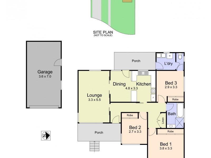 7 Hawkins Street, New Lambton NSW 2305 Floorplan