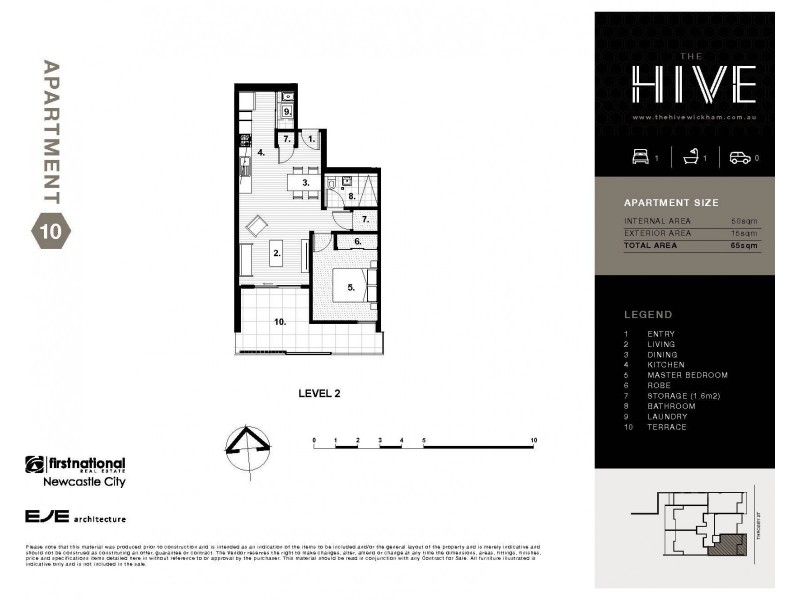 Level 2/201/5 Throsby Street, Wickham NSW 2293 Floorplan