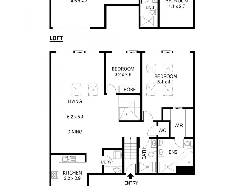 511/6 Cowper Wharf Roadway, Woolloomooloo NSW 2011 Floorplan