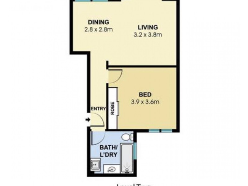10/4-6 Clapton Place, Darlinghurst NSW 2010 Floorplan