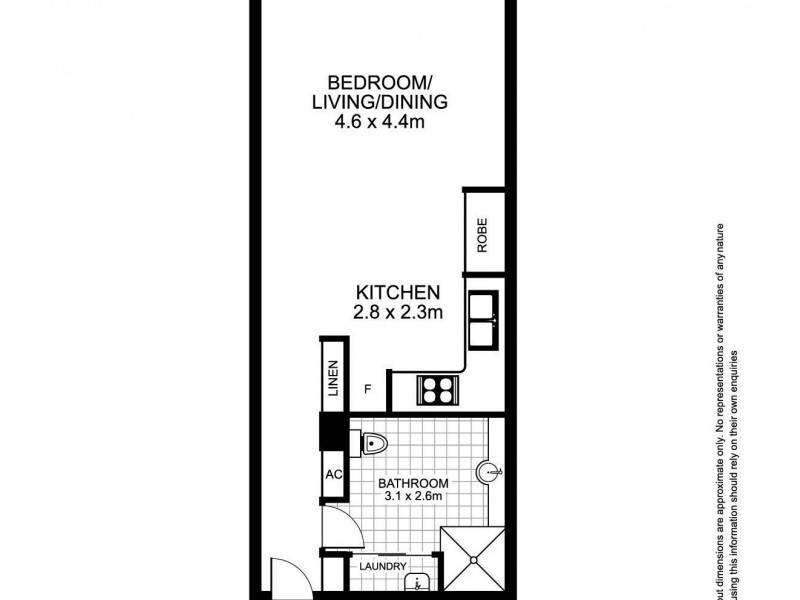451/6 Cowper Wharf Roadway, Woolloomooloo NSW 2011 Floorplan