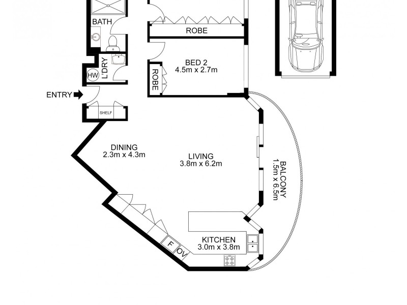 7C/153 Bayswater Road, Rushcutters Bay NSW 2011 Floorplan