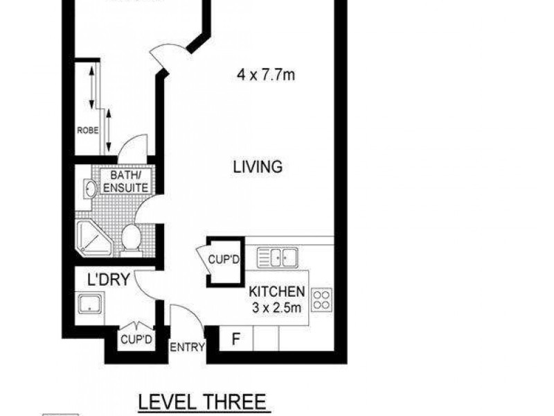 340/6 Cowper Wharf Roadway, Woolloomooloo NSW 2011 Floorplan