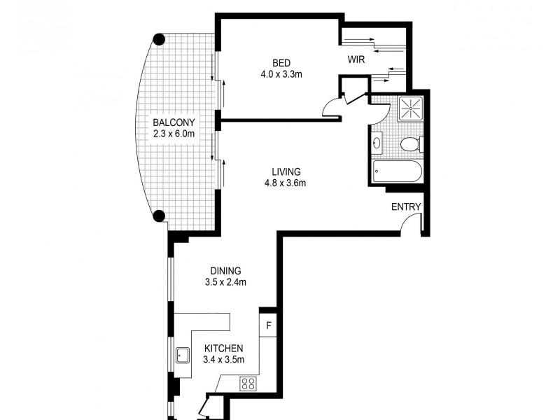 25/15A  Herbert Street, St Leonards NSW 2065 Floorplan
