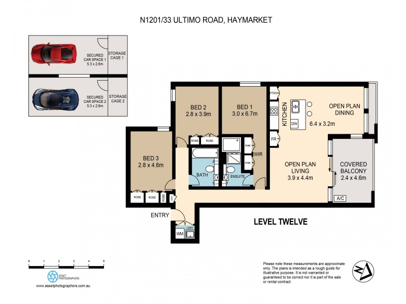 N1201/33 Ultimo Road, Haymarket NSW 2000 Floorplan