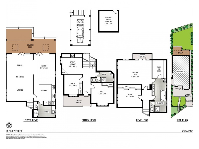 11 Pine Street, Cammeray NSW 2062 Floorplan