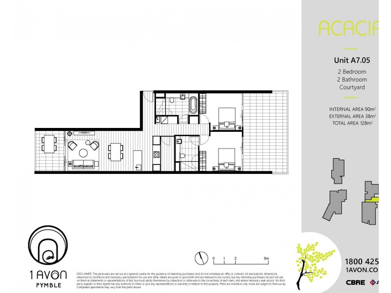 A705/1 Avon Road, Pymble NSW 2073 Floorplan