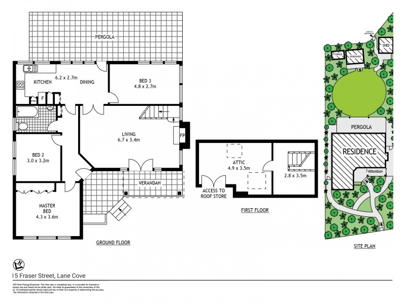 15 Fraser Street, Lane Cove NSW 2066 Floorplan