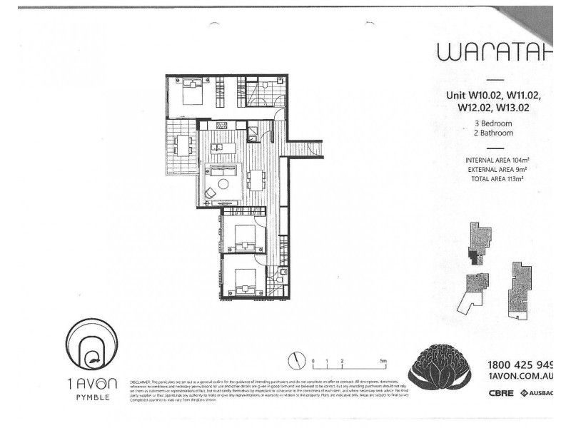 W13.02/1 Avon Road, Pymble NSW 2073 Floorplan
