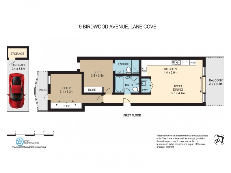 505/9-13 Birdwood Avenue, Lane Cove NSW 2066 Floorplan