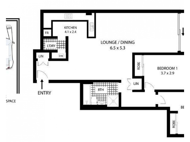 14/98 Alfred Street, Milsons Point NSW 2061 Floorplan