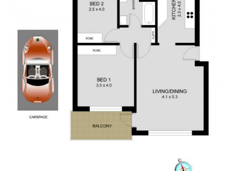 11/10 Westleigh Street, Neutral Bay NSW 2089 Floorplan