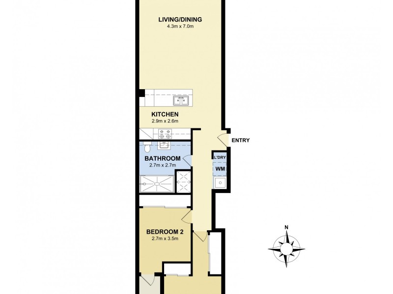 96/9 Atchison Street, St Leonards NSW 2065 Floorplan