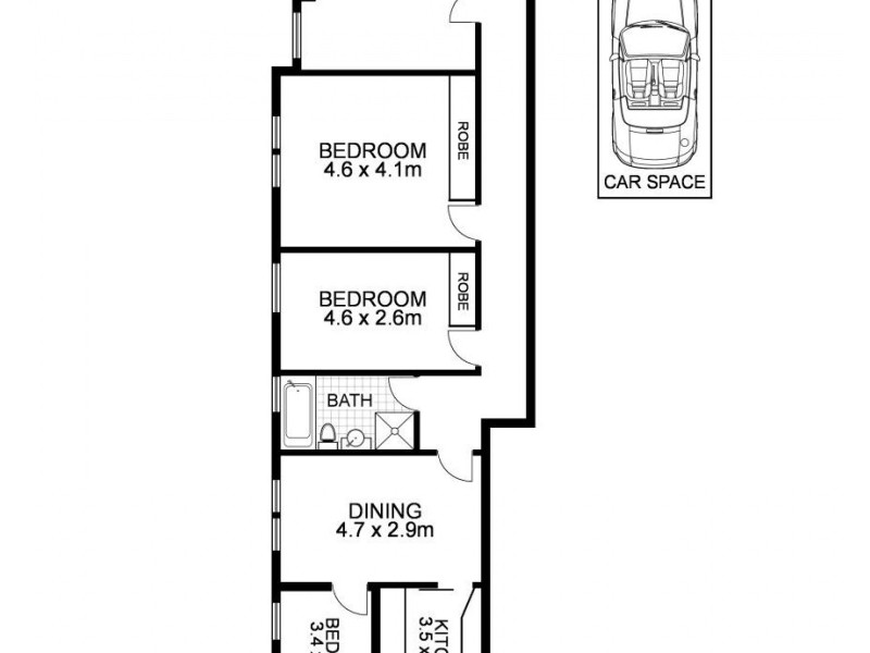 4/27 Bradleys Head Road, Mosman NSW 2088 Floorplan
