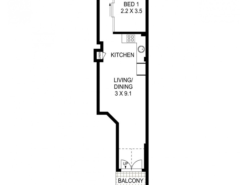 117/402-420 Pacific Highway, Crows Nest NSW 2065 Floorplan