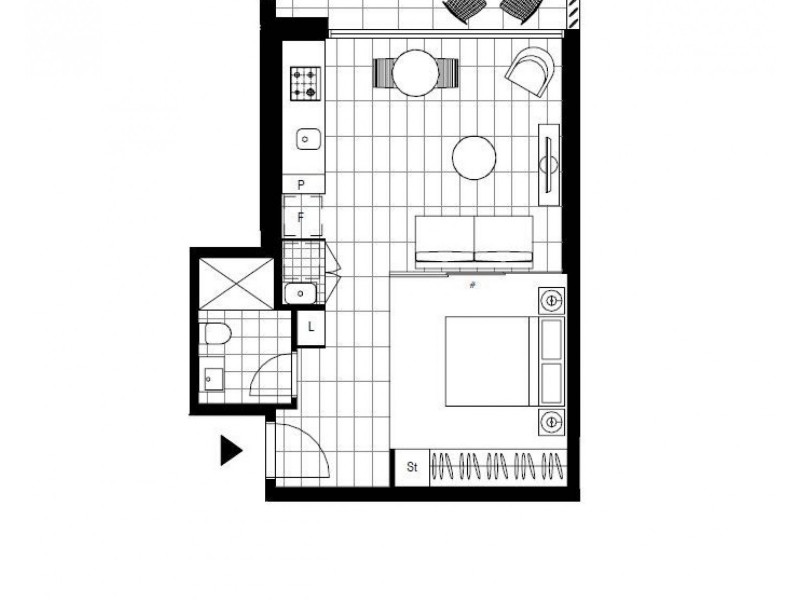 512/472 Pacific Highway, St Leonards NSW 2065 Floorplan