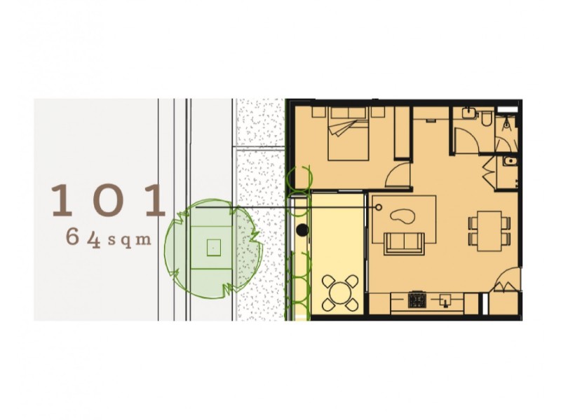 101/61 Atchison Street, Crows Nest NSW 2065 Floorplan