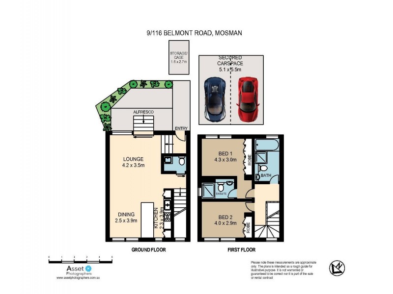 9/116 Belmont Road, Mosman NSW 2088 Floorplan