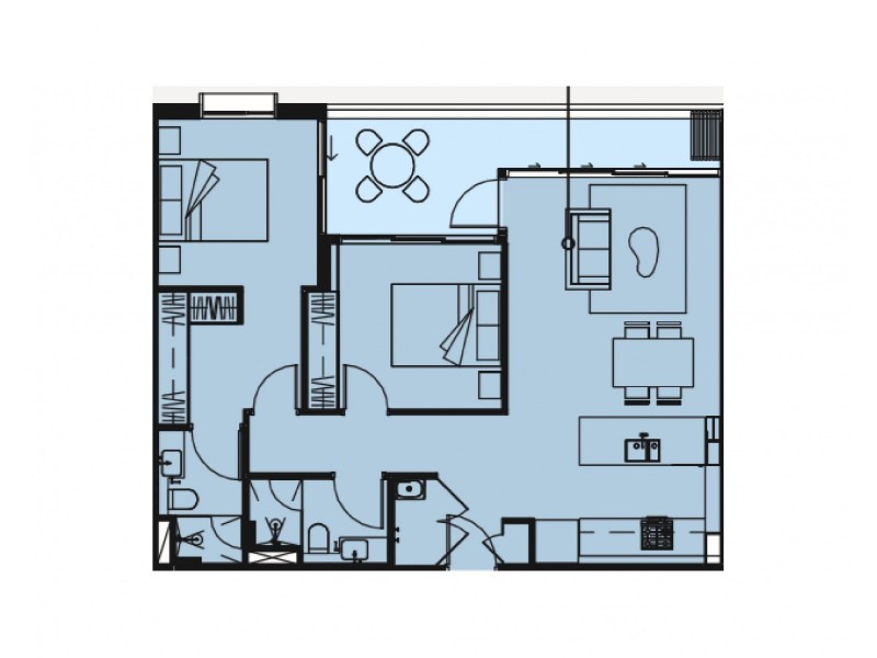 416/78A Albany Street, Crows Nest NSW 2065 Floorplan